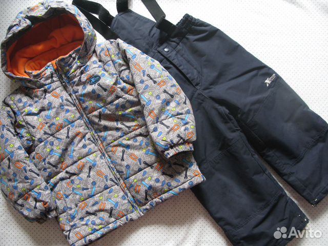 Комплект зимний Gusti Extrem р.110+6 + штаны+шапка