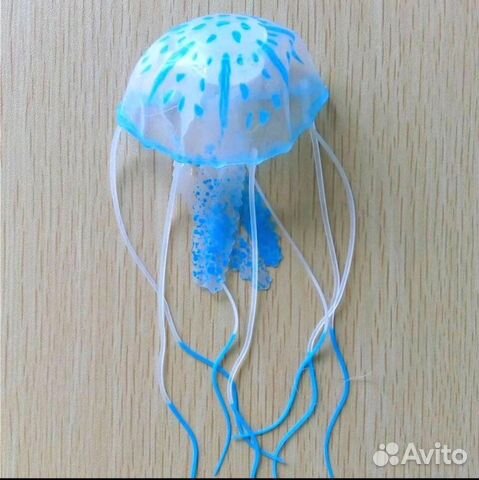 Силиконовая медуза в аквариум купить на Зозу.ру - фотография № 3