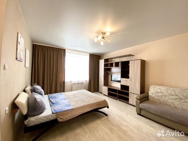 

1-к. квартира, 37 м², 2 кровати