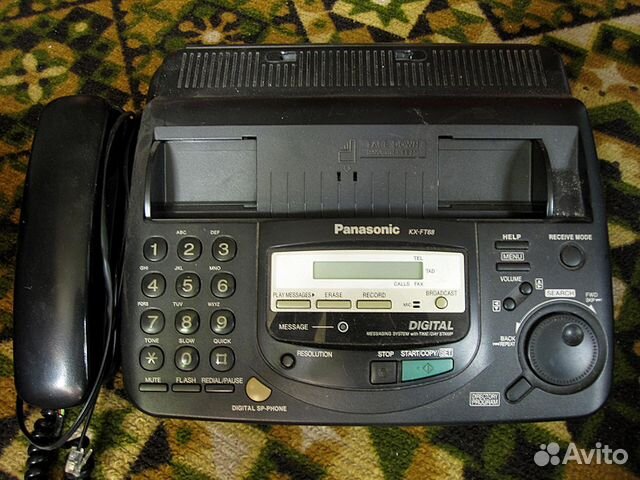 Факс Panasonic KX-FT68RU Автоответчик