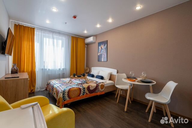 

Квартира-студия, 25 м², 2 кровати