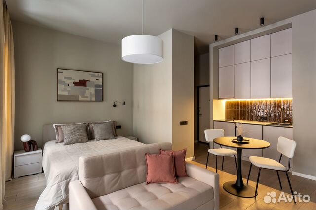 

Квартира-студия, 30 м², 2 кровати