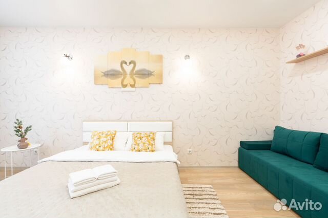 

1-к. квартира, 42 м², 2 кровати