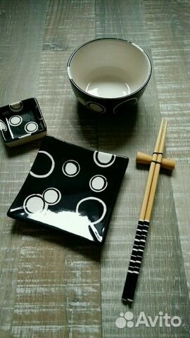 Фарфор набор для суши роллов alice wong (новый)