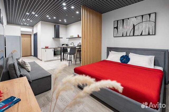 

Квартира-студия, 35 м², 2 кровати