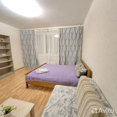 

1-к. квартира, 38 м², 2 кровати