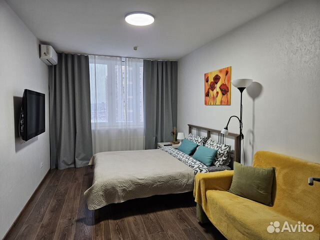 

1-к. квартира, 34 м², 1 кровать
