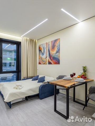 

Квартира-студия, 26 м², 2 кровати