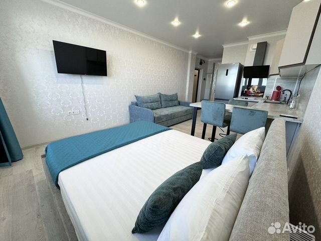 

Квартира-студия, 35 м², 2 кровати