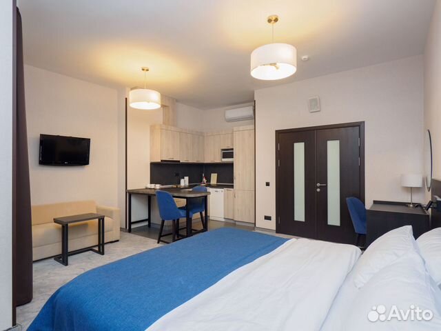 

Квартира-студия, 42 м², 1 кровать