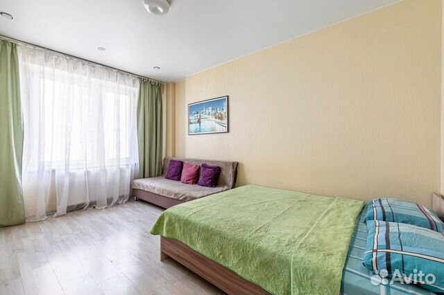 

1-к. квартира, 38 м², 2 кровати