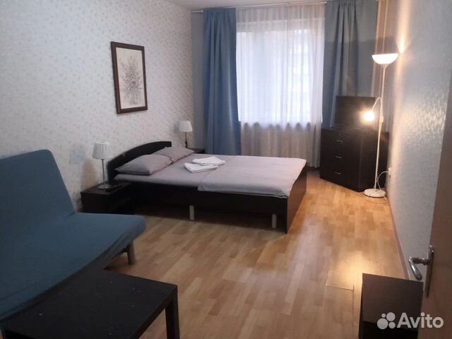 

1-к. квартира, 42 м², 2 кровати