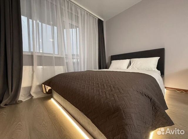 

1-к. квартира, 43 м², 2 кровати