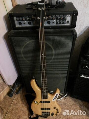 Продам бас-гитару. ibanez EDB550 natural flat