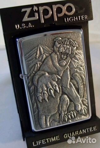Зажигалка Zippo - Американский ягуар (1996 год) Зажигалка Zippo - Американский ягуар (1996 год)