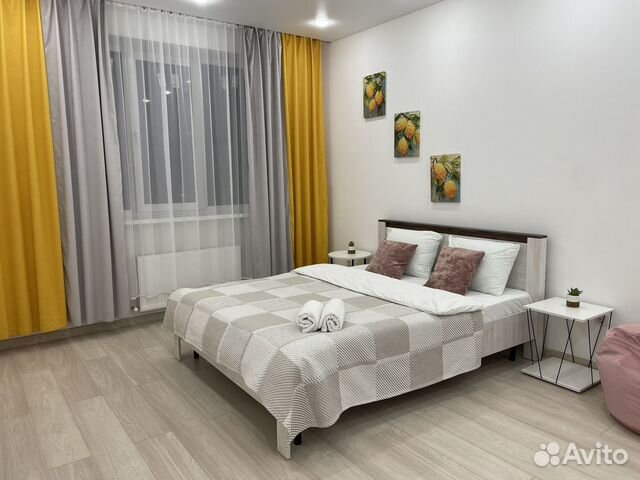 

1-к. квартира, 74 м², 2 кровати