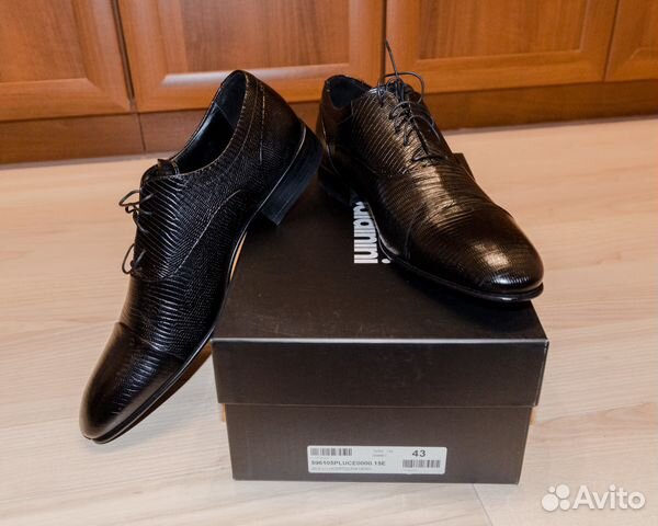 Туфли мужские Baldinini черные 43,5-44 новые Туфли мужские Baldinini черные 43,5-44 новые