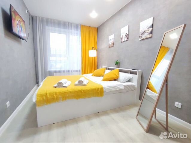 

1-к. квартира, 35 м², 3 кровати