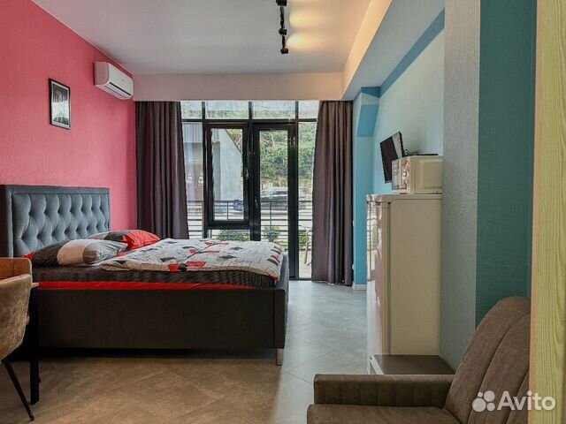 

Квартира-студия, 27 м², 2 кровати