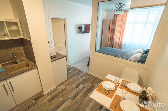 

Квартира-студия, 25 м², 1 кровать