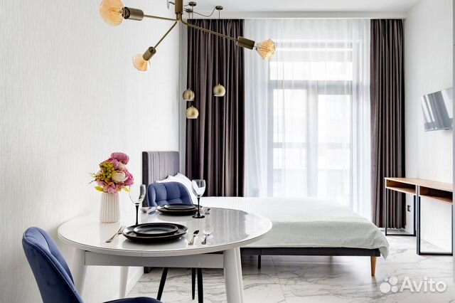 

Квартира-студия, 28 м², 2 кровати