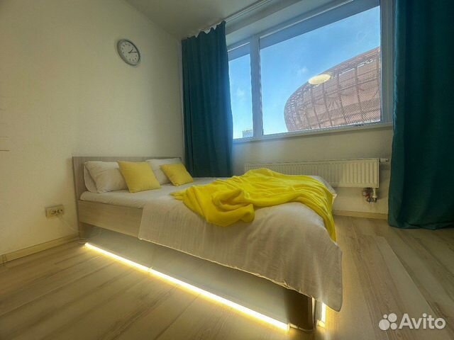 

Квартира-студия, 28 м², 2 кровати