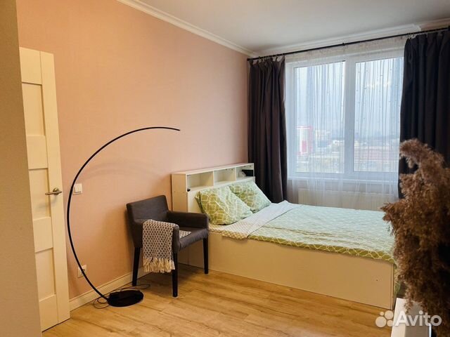 

1-к. квартира, 41 м², 2 кровати