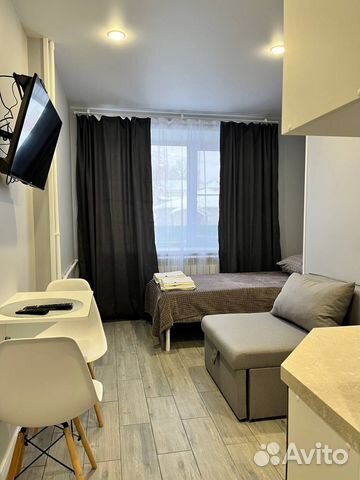 

Квартира-студия, 14 м², 2 кровати