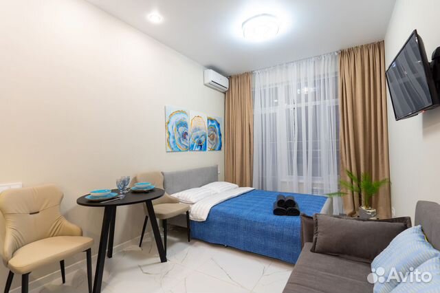 

Квартира-студия, 19 м², 4 кровати