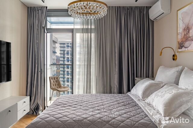 

1-к. квартира, 37 м², 2 кровати