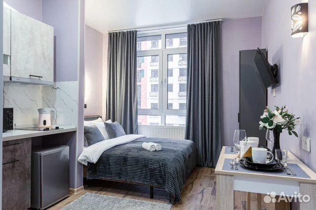 

Квартира-студия, 17 м², 1 кровать