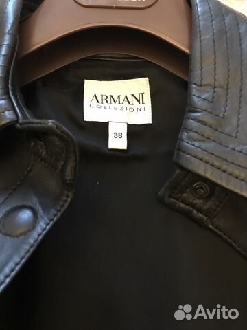 Кожаная куртка Armani Collezioni Кожаная куртка Armani Collezioni