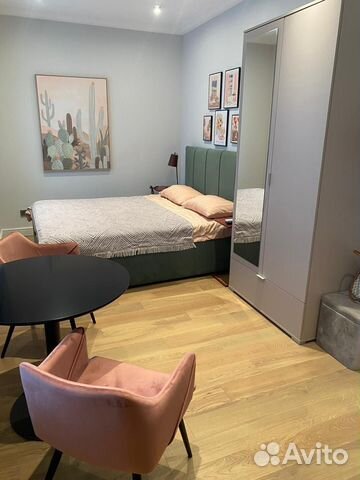 

Квартира-студия, 27 м², 1 кровать
