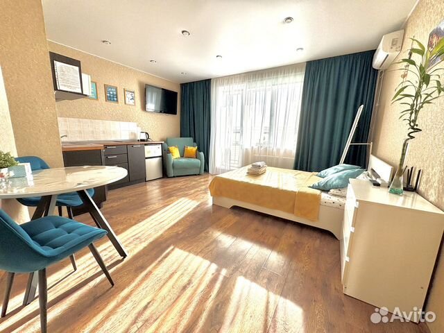 

Квартира-студия, 33 м², 2 кровати