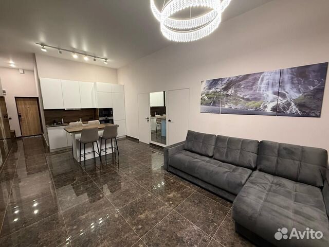 

1-к. квартира, 55 м², 2 кровати