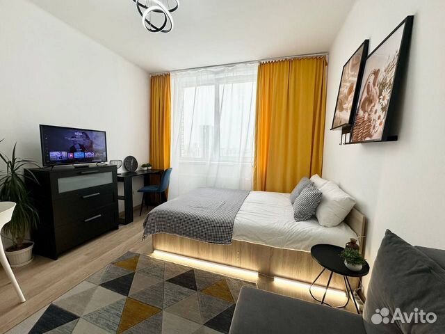 

Квартира-студия, 36,1 м², 2 кровати