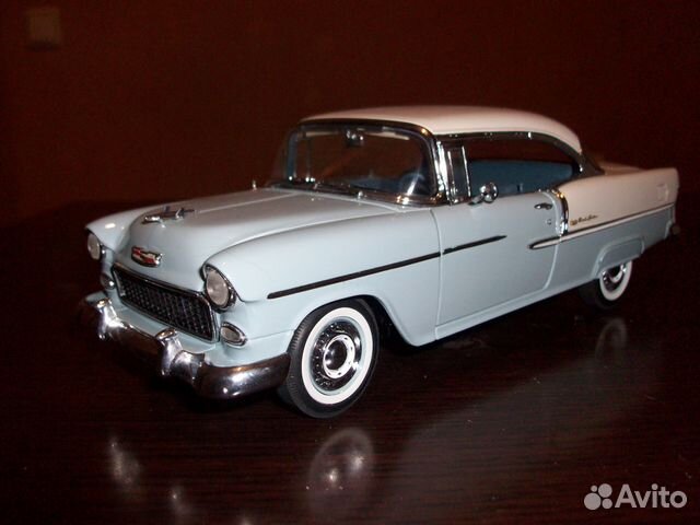 Danbury Mint 1955 Chevrolet Blue And Ivory 1/24