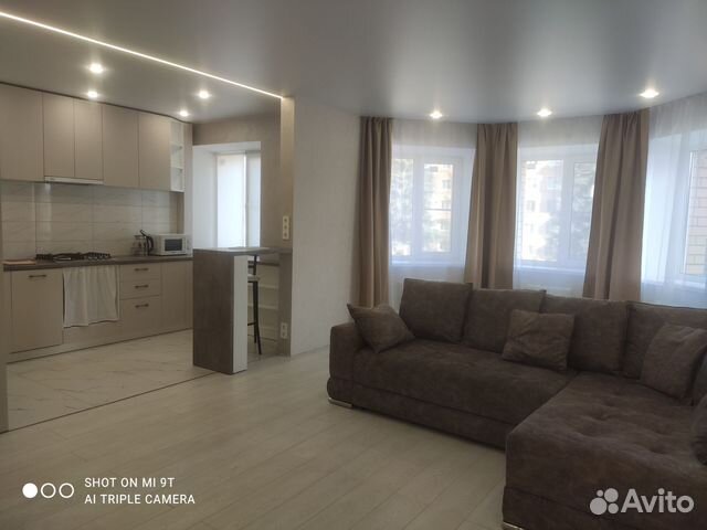 

1-к. квартира, 58 м², 2 кровати