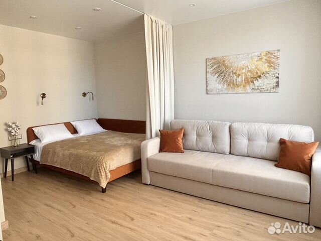 

Квартира-студия, 34 м², 2 кровати