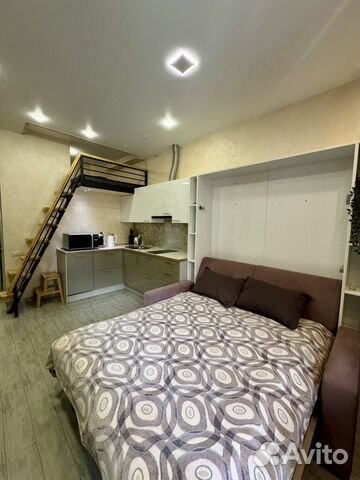 

Квартира-студия, 30 м², 4 кровати