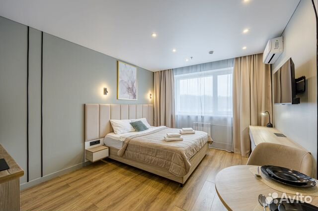 

Квартира-студия в апарт-отеле, 21 м², 3 кровати