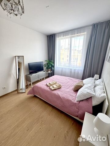 

1-к. квартира, 34 м², 2 кровати