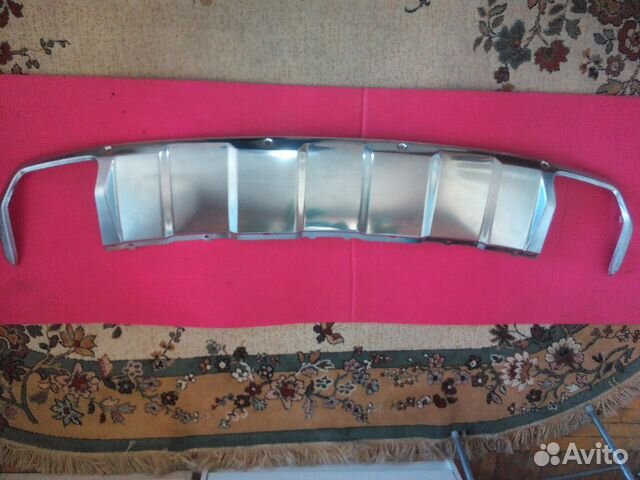 Хром накладка юбки заднего бампер mercedes gl x164