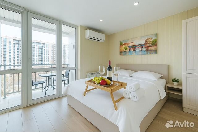 

Квартира-студия, 30 м², 2 кровати