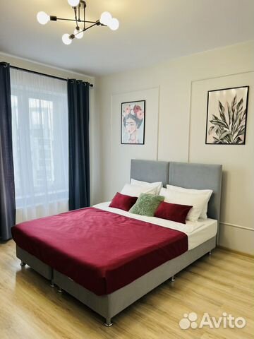 

1-к. квартира, 45 м², 3 кровати