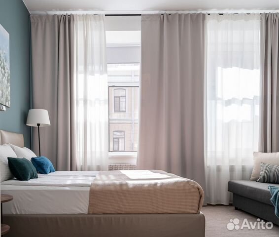 

Квартира-студия, 25 м², 2 кровати