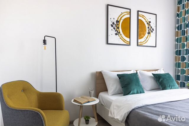 

Квартира-студия, 27 м², 3 кровати