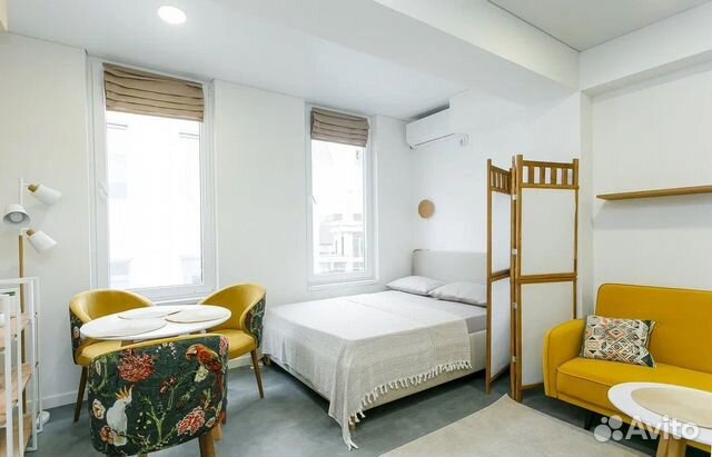 

Квартира-студия, 30 м², 2 кровати