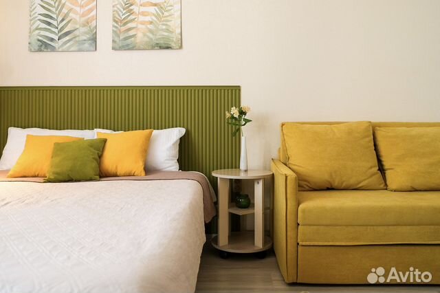 

Квартира-студия, 29 м², 2 кровати