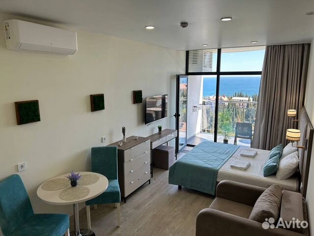 

Квартира-студия, 30 м², 2 кровати